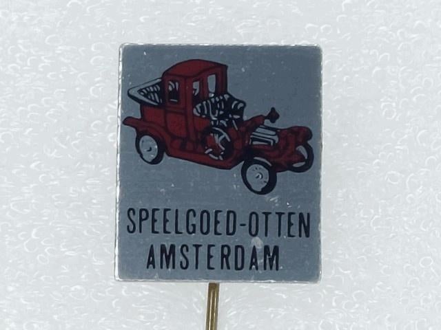 SP1700 Speldje Speelgoed-Otten Amsterdam, Verzamelen, Speldjes, Pins en Buttons, Ophalen of Verzenden, Gebruikt, Overige onderwerpen