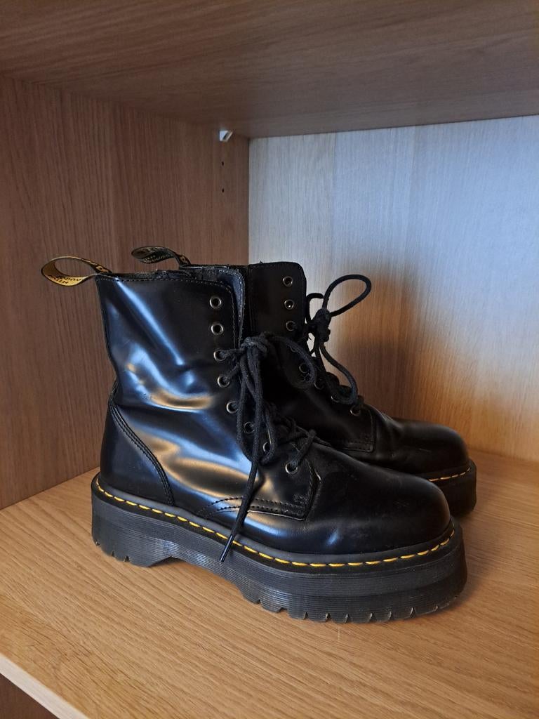 Dr. Martens Jadon Hoge Zool Zwart - Stoere Boots, Kleding | Dames, Schoenen, Ophalen, Zwart, Lage of Enkellaarzen, Dr. Martens
