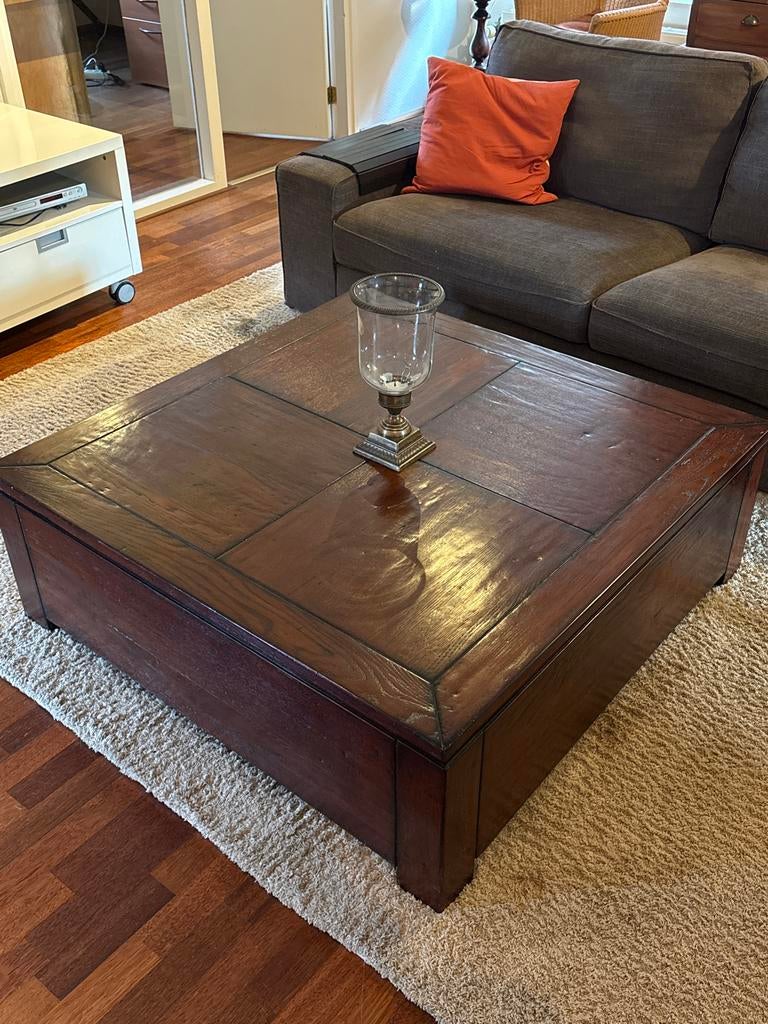 Salontafel, Ophalen, Gebruikt, 100 tot 150 cm, Minder dan 50 cm