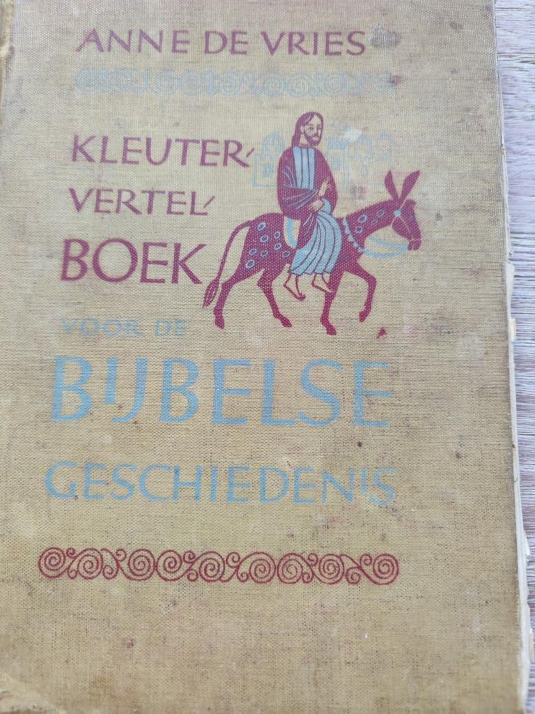 Oude Kleuterbijbel van Anne de Vries, Boeken, Ophalen of Verzenden, Gelezen, Anne de Vries