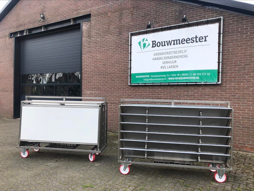 Voorzetbuffetten RVS. Voorzetbuffet met rvs uitgifte., Ophalen of Verzenden