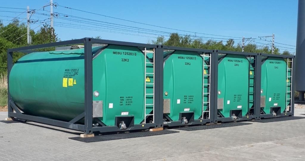 Tankcontainer, Ophalen