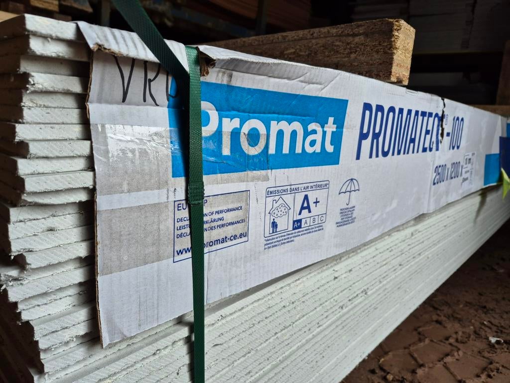 10mm dik Promatect plaat 120x250cm brandwerende plaat, Doe-het-zelf en Verbouw, Platen en Panelen, Ophalen, Overige materialen