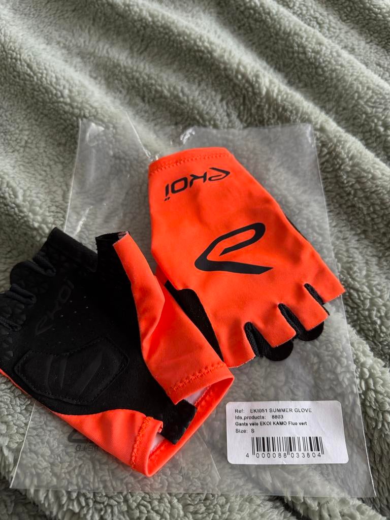 EKOI Summer Glove - Oranje Fiets Handschoenen Maat S, Fietsen en Brommers, Fietsaccessoires | Fietskleding, Ophalen of Verzenden