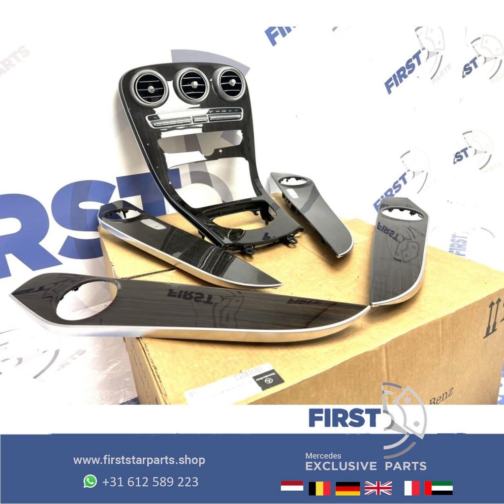 W205 C Klasse middenconsole wortelhout + deurlijsten hout se, Auto-onderdelen, Gebruikt, -, Ophalen of Verzenden, -