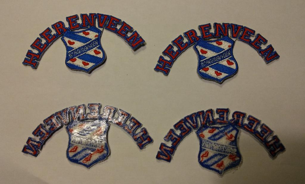 SC Heerenveen sport voetbal logo patch embleem kleding, Ophalen of Verzenden, Nieuw, Overige binnenlandse clubs, Overige typen