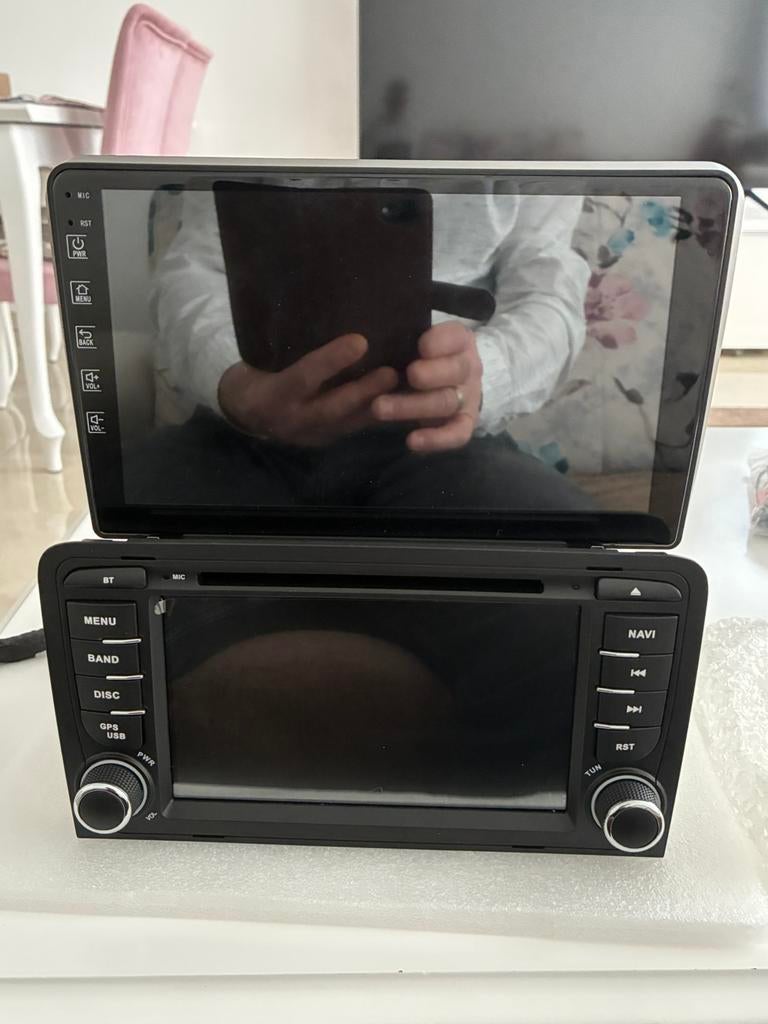 Auto radio navigatie Bluetooth CarPlay voor Audi A3, Auto diversen, Ophalen of Verzenden, Nieuw