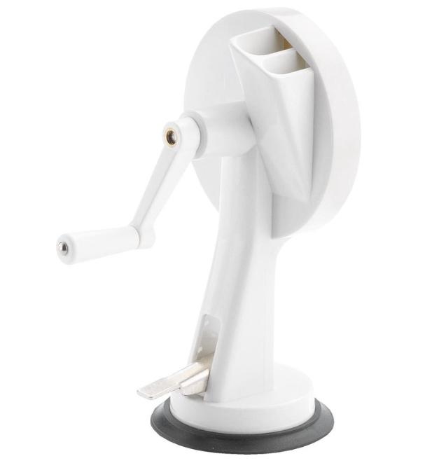 Westmark Bonensnijder met 2 snijopeningen en zuignap., Overige typen, Kunststof, Ophalen of Verzenden, Zo goed als nieuw