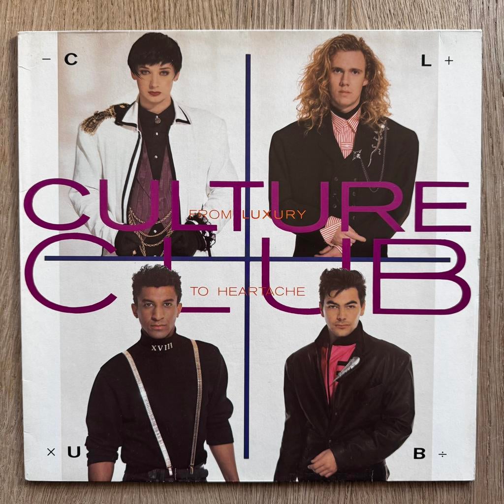 Culture Club From Luxury To Heartache LP Vinyl 1986 Pop Synt, Ophalen of Verzenden, Gebruikt, 12 inch