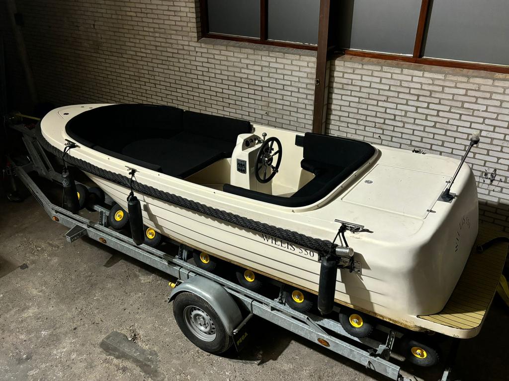 Willes 550 Tender - Yamaha 8pk, Info@admiraal-watersport.nl, Gebruikt, Ophalen of Verzenden, Admiral
