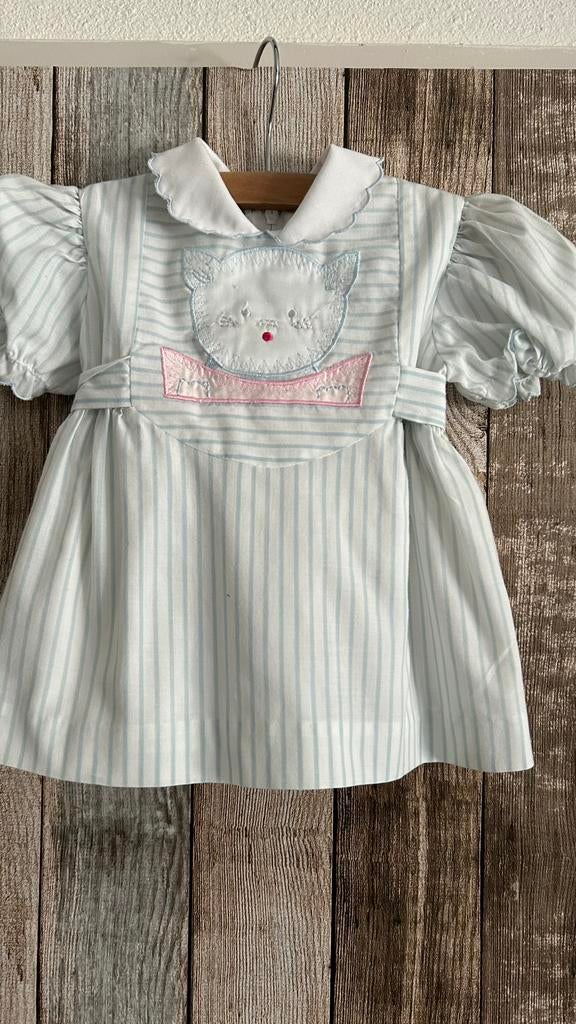 Kinder poppen beren jurkje, met poes, Ophalen of Verzenden, X, Kleertjes, X