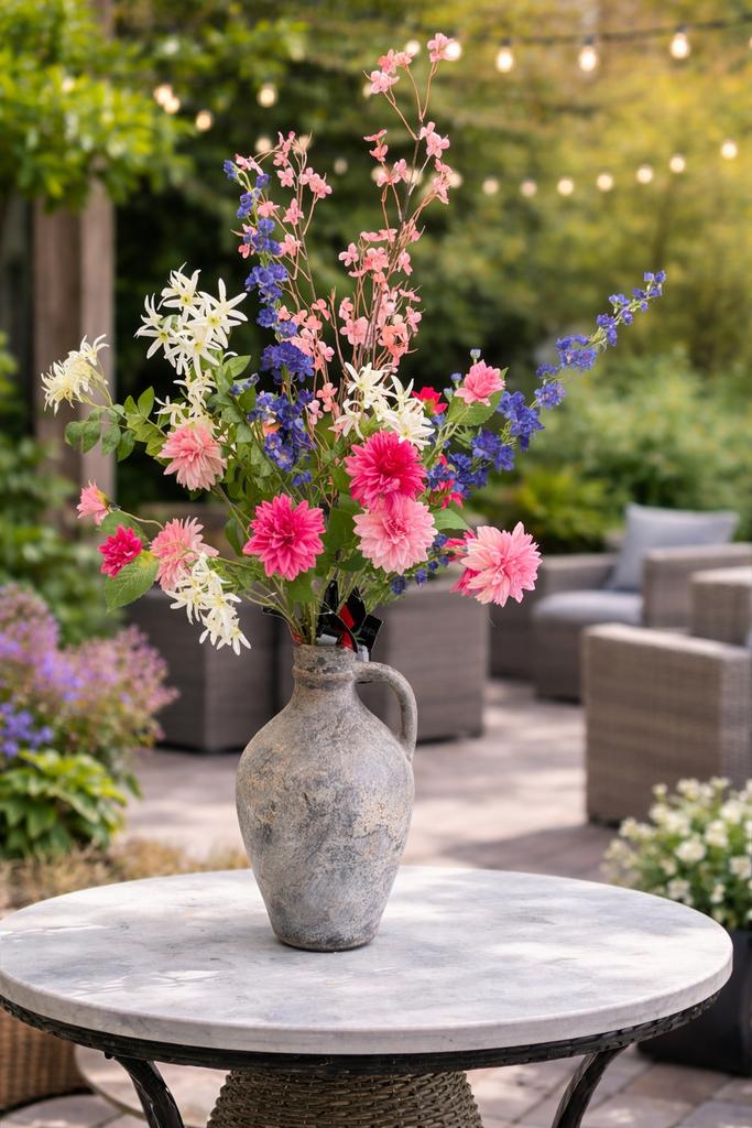 Zijden boeket, Ophalen, Binnen, Info@colors&joy.nl, Countryfield