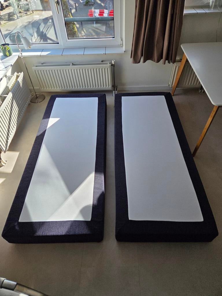 2 losse boxspring Matrassen LOS antraciet 2 stuks 80x200 cm, Ophalen, Gebruikt, Tweepersoons, 80 cm