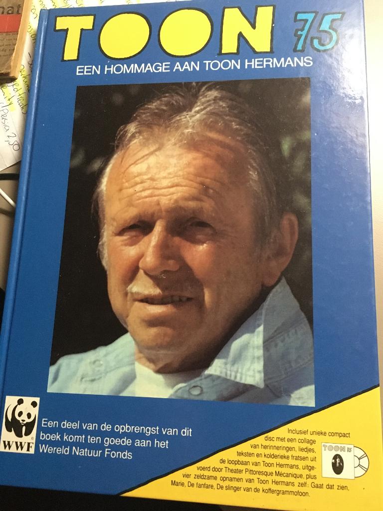 boek Toon (Hermans) 75 jaar, Boeken, Ophalen of Verzenden, Zo goed als nieuw, Overige