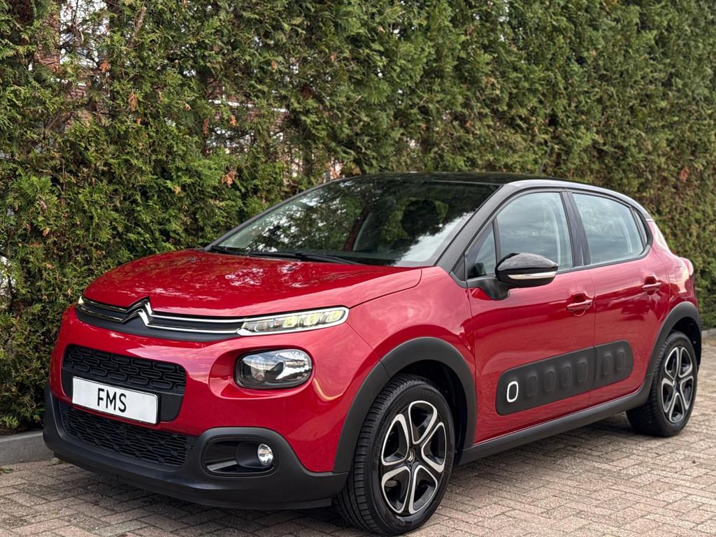 Citroen C3 1.2 PureTech S&S Shine CarPlay, Gebruikt, Zwart, 1199 cc, Met garantie (alle)