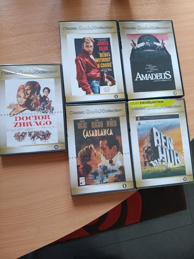 Classic Gold Collection DVD's: Doctor Zhivago, Casablanca, A, Cd's en Dvd's, Dvd's | Klassiekers, Drama, Ophalen of Verzenden
