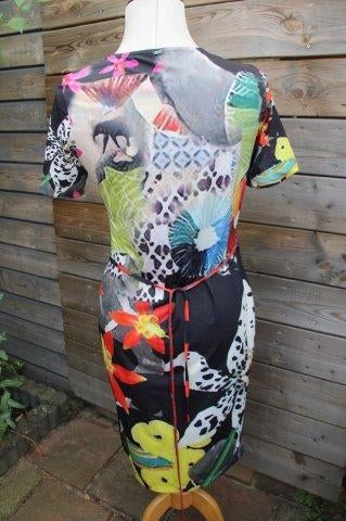 Wikkeljurk gekleurd Lizzy & Coco mt S Vaste prijs AANBIED, Overige kleuren, Verzenden, Knielengte, Maat 36 (S)