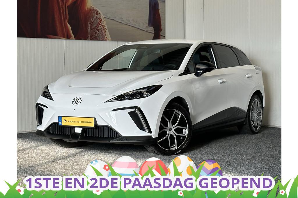 MG Mg4 electric LUXURY 204 PK NAVIGATIE ADAPTIVE CRUISE CONT, Automaat, USB, Achterwielaandrijving, Zwart