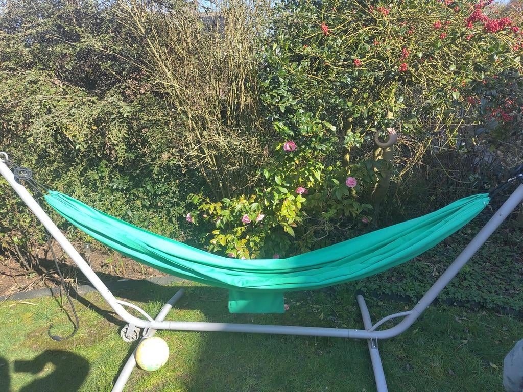 Ikea hangmat met standaard - volledig demontabel, Ophalen, Gebruikt, Inklapbaar, Eenpersoons
