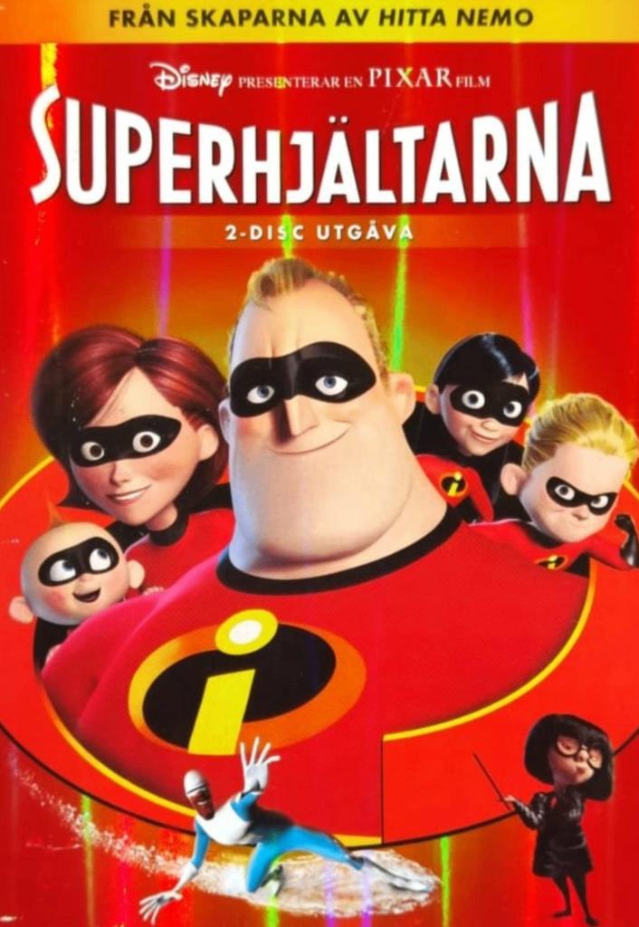 The Incredibiles | Superhjältarna - 2 DVD's, Alle leeftijden, Verzenden, Zo goed als nieuw, Amerikaans