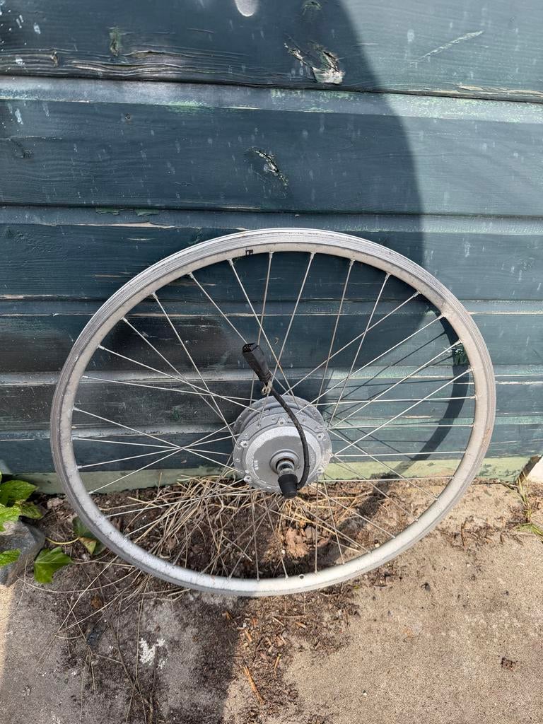 Qwic Trend wiel met werkende motor, Fietsen en Brommers, Fietsonderdelen, Ophalen, Gebruikt