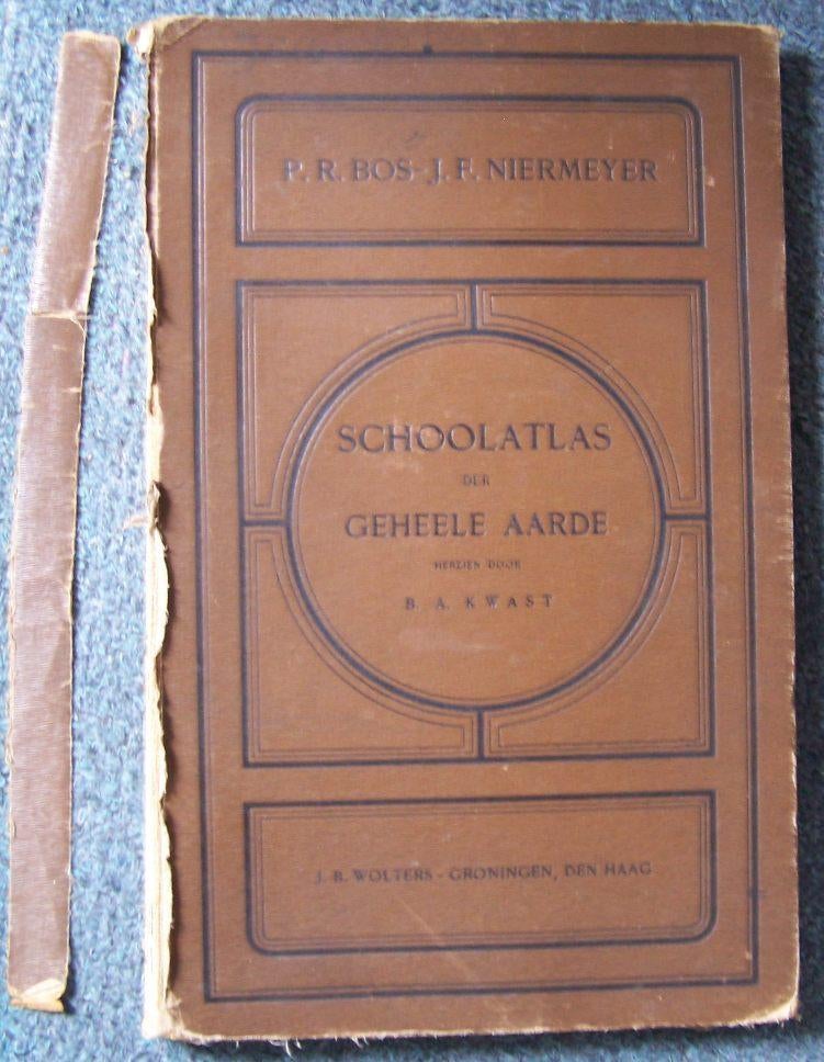 Bos Atlas 1925, Gelezen, Bosatlas, Ophalen of Verzenden, 1800 tot 2000