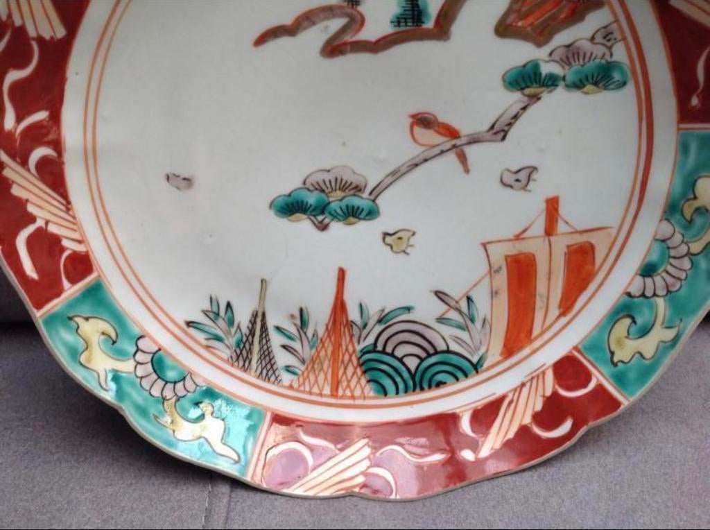 Antiek Japans Imari  Bord, Antiek en Kunst, Ophalen of Verzenden
