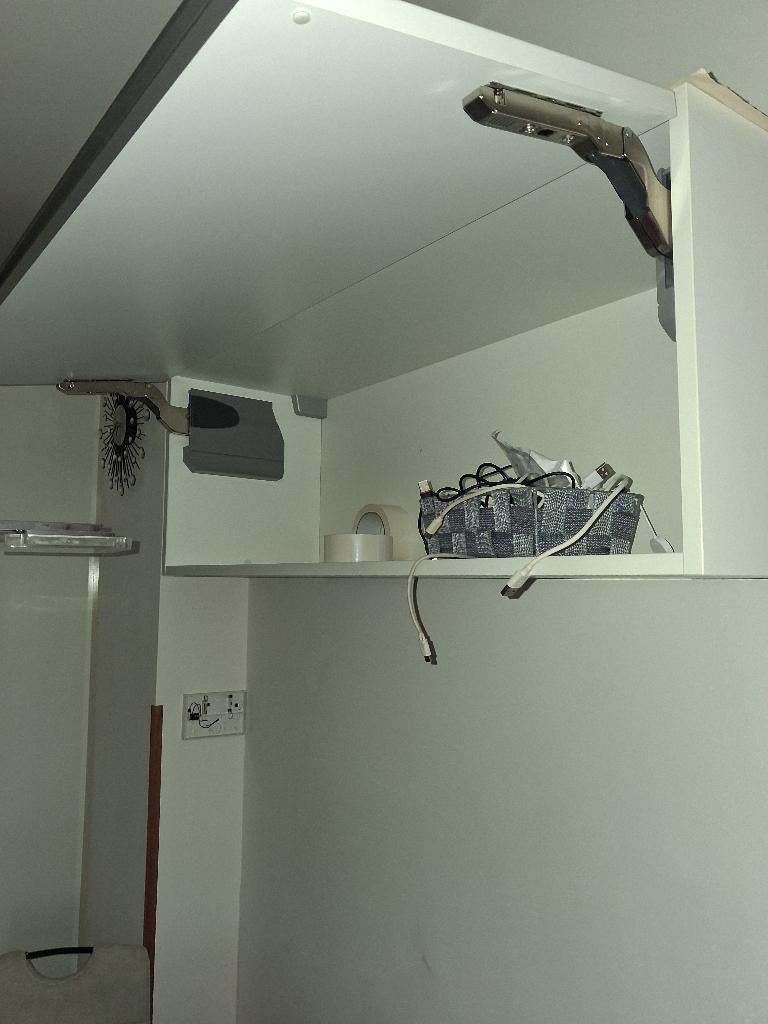 keuken kast hoogglans, Wit, Enkelwandige keuken, Ophalen of Verzenden, Zo goed als nieuw