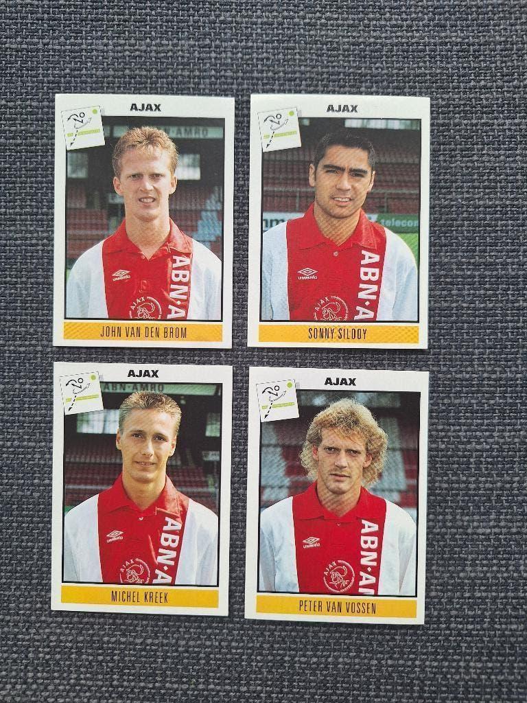 Panini Voetbal 94 Ajax 4x, Verzenden, Zo goed als nieuw, Sticker
