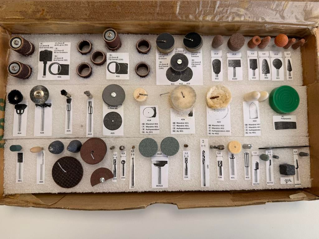 Dremel Accessoires Set - Uitgebreide Collectie, Ophalen of Verzenden, Zo goed als nieuw