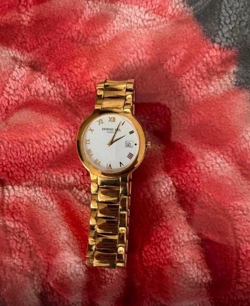 Raymond Weil Geneve horloge goudkleurig, Overige merken, Overige materialen, Gebruikt, Polshorloge