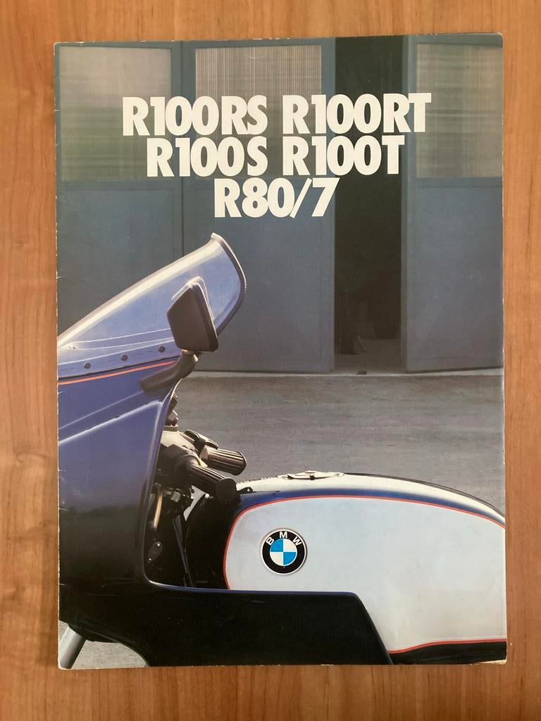 BMW R100RS R100RT R100S R100T R80/7 Brochure, Ophalen of Verzenden, Zo goed als nieuw, Merk of Model