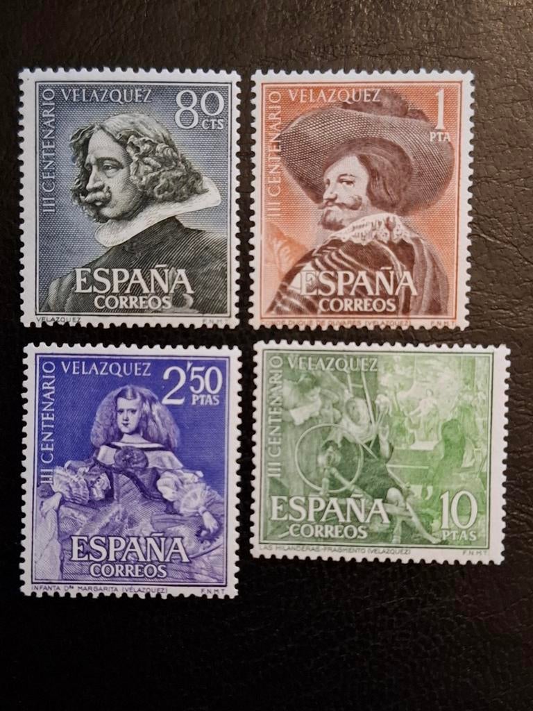 Spanje 1961 Diego Rodriguez de Silva Velazquez, Ophalen of Verzenden, Postfris