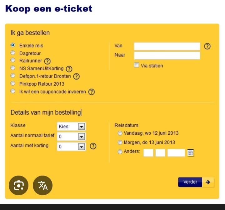 7.50 korting op Eurocity direct (t/m 1 juni 2025), Eén persoon, Trein, Kortingskaartje