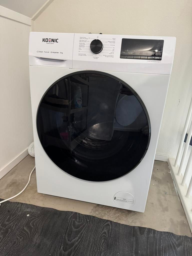 Koenic wasmachine 8KG, 6 tot 8 kg, Ophalen, Gebruikt, 85 tot 90 cm