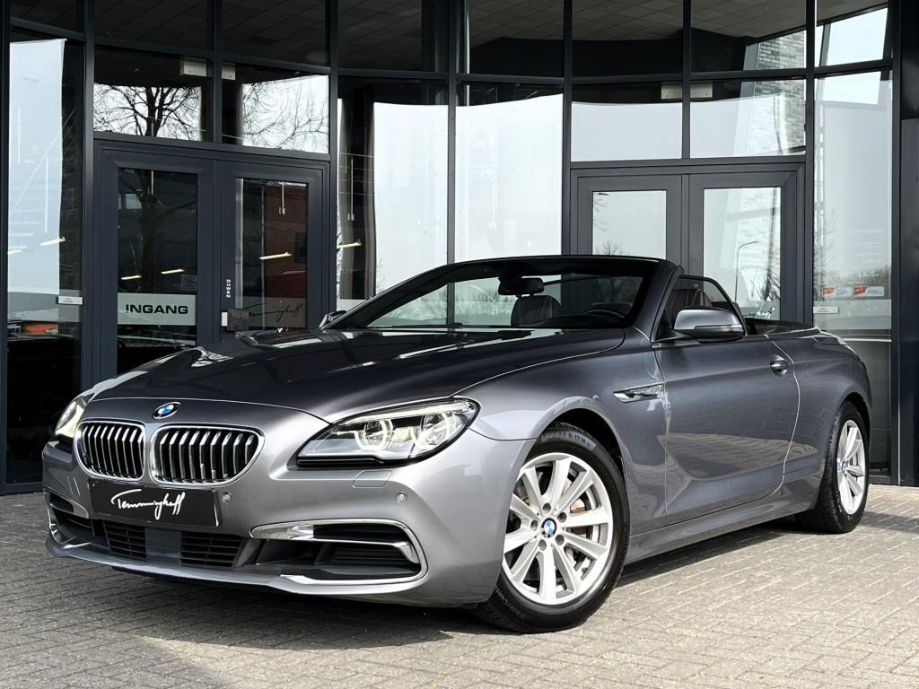 Bmw 6-SERIE 640i XDRIVE CABRIO HIGH EXECUTIVE, Gebruikt, Euro 6, Cabriolet, Leder