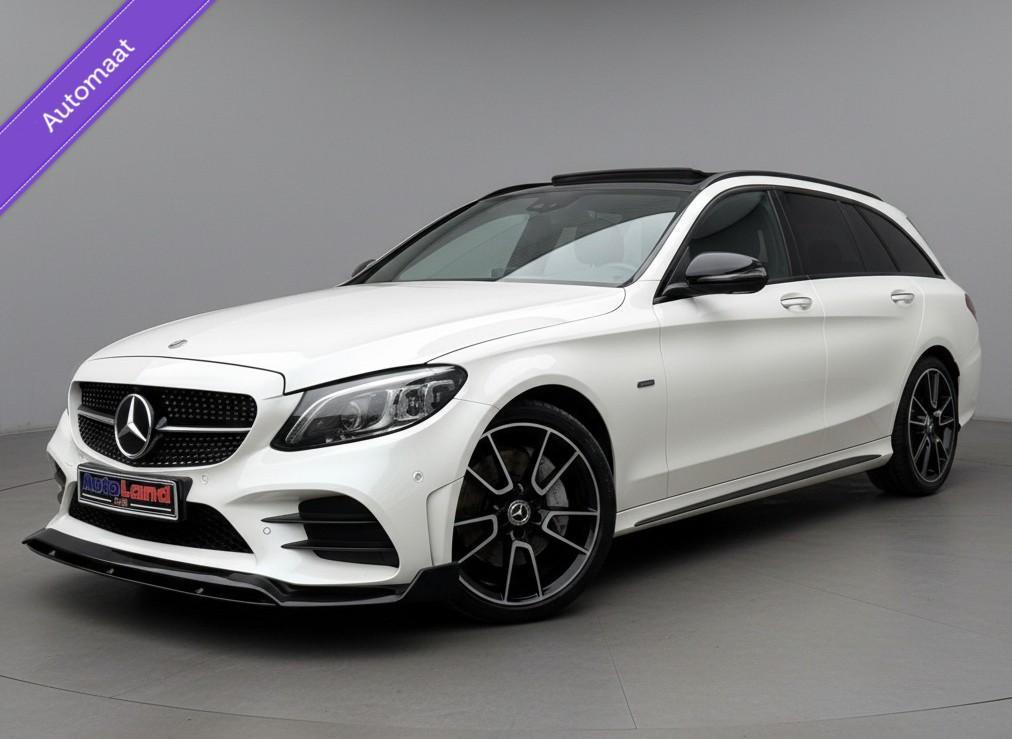 Mercedes C-klasse Estate 300 e Amg Panodak Camera Led Leer 2, Euro 6, Met garantie (alle), 320 pk, Wit