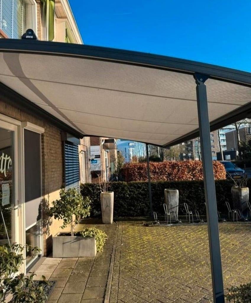 warema P40 pergola zonnescherm op 2  staanders 600 x 310., Tuin en Terras, Overkappingen, Ophalen, Nieuw