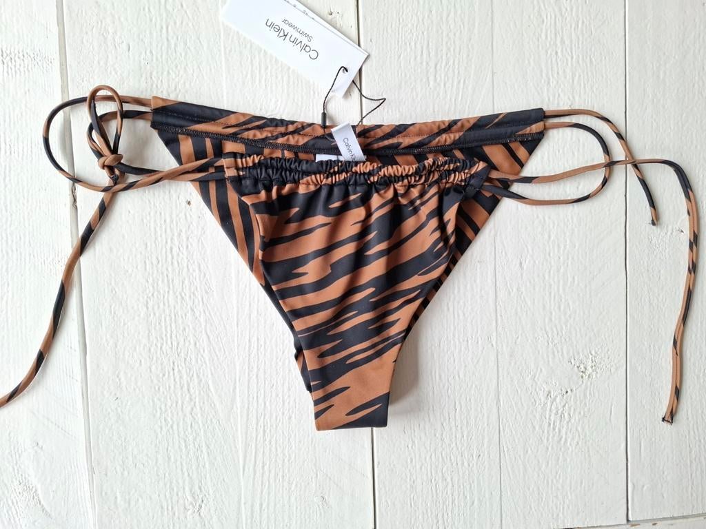 Calvin Klein bikini broekje nieuw maat L bruin, Bruin, Nieuw, Ophalen of Verzenden, Bikini