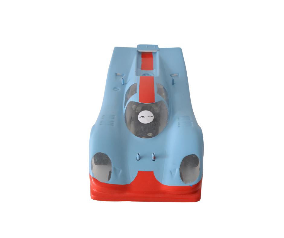 Tamiya F-103 chassis met Pancar body 1/10 rc auto, Elektro, Gebruikt, Ophalen of Verzenden, Schaal 1:10