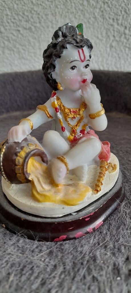 Baby Krishna beeldje – Hindoe godheid, Verzamelen, Verzenden, Gebruikt, Religie
