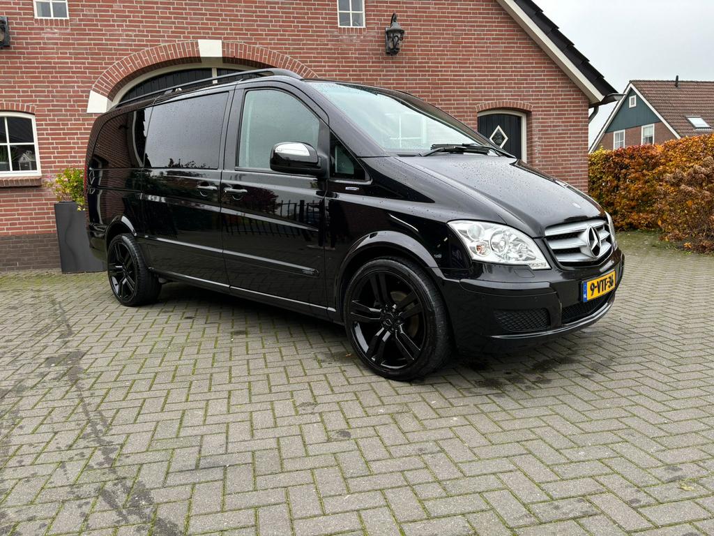 Mercedes-Benz Viano 2012 3.0 V6 Ambiente lang MARGE, Automaat, Euro 5, Achterwielaandrijving, Zwart