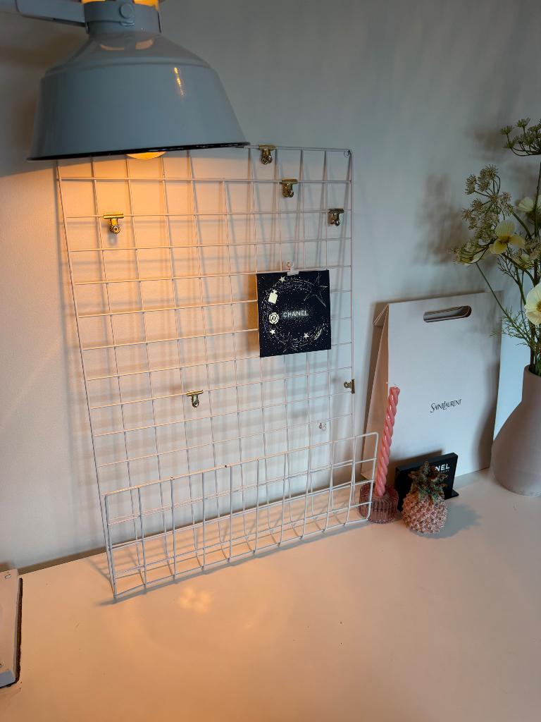 Wandrek decoratief met knijpertjes, Ophalen, Zo goed als nieuw