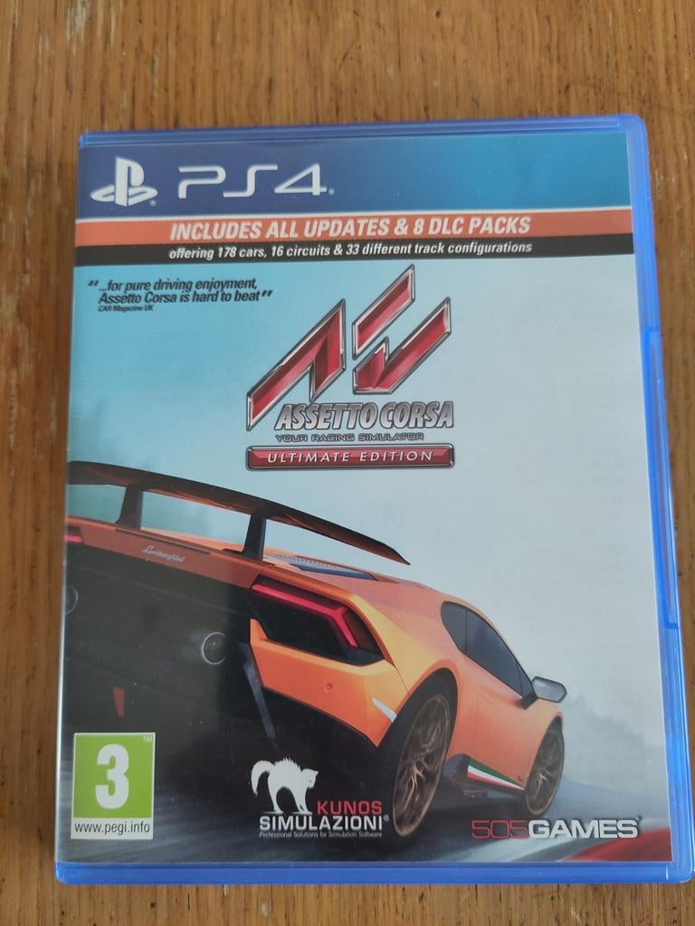 PS4 spel Assetto Corsa Ultimate Edition, Spelcomputers en Games, Ophalen