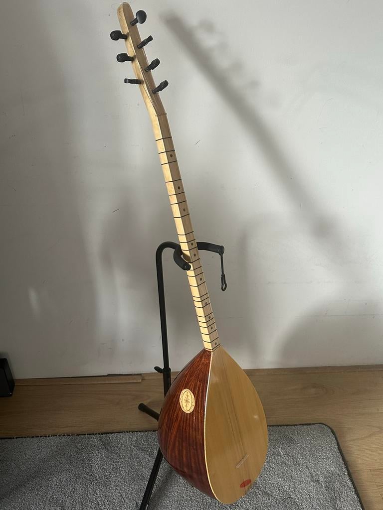Turkse gitaar (Saz) - Lang uiteinde, 38' moerbeiblad, Ophalen, Gebruikt, Luit, Saz of Bouzouki