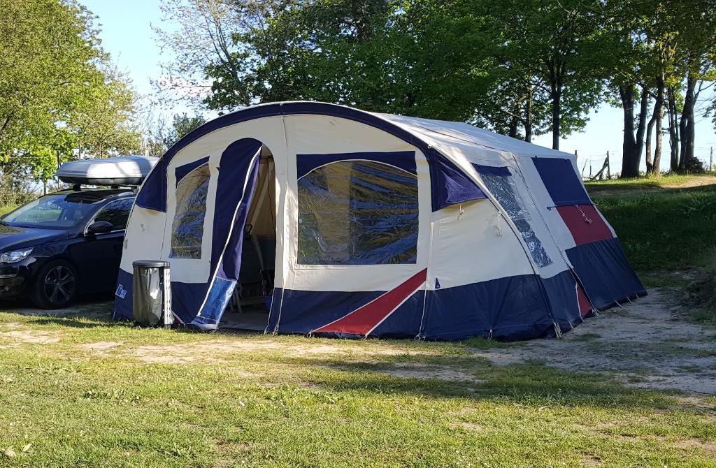 Jamet Dakota vouwwagen, Caravans en Kamperen, Vouwwagens, Ophalen, Blauw, Aanwezig, Jamet