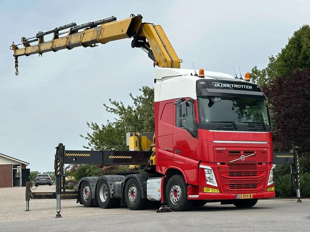 Volvo FH 500 !TRACTOR!CRANE/GRUE/HIAB 85TM!TOP!EURO6 DK1098, Automaat, Airbags, Euro 6, 510 pk