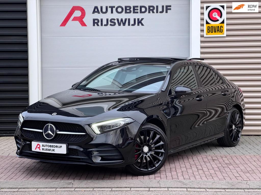 Mercedes-Benz A-klasse 250 e Premium Plus Pano/Memory/360/Sf, Auto's, 12 maanden, Gebruikt, Euro 6, 4 cilinders