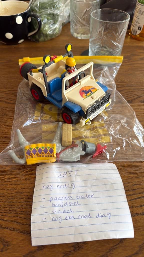 Playmobil Set 3851 – mist trailer (erg goedkoop), Kinderen en Baby's, Speelgoed | Playmobil, Zo goed als nieuw, Ophalen of Verzenden