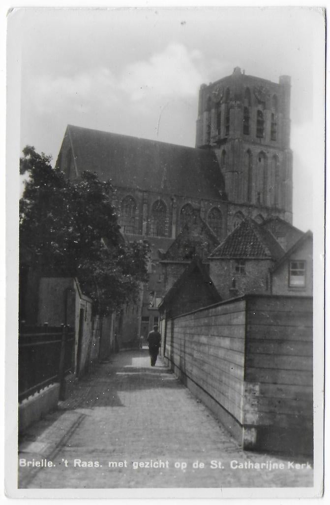 Brielle 't Raas Gelopen Ansichtkaart ( B6758), Ophalen of Verzenden, 1960 tot 1980, Gelopen, Zuid-Holland